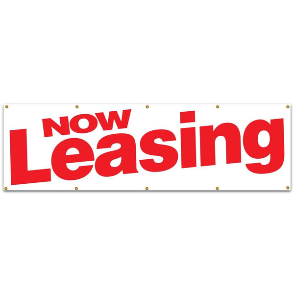 Now Leasing 3 x 20" Sign