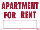 Apartment For Rent 18 x 14" Sign