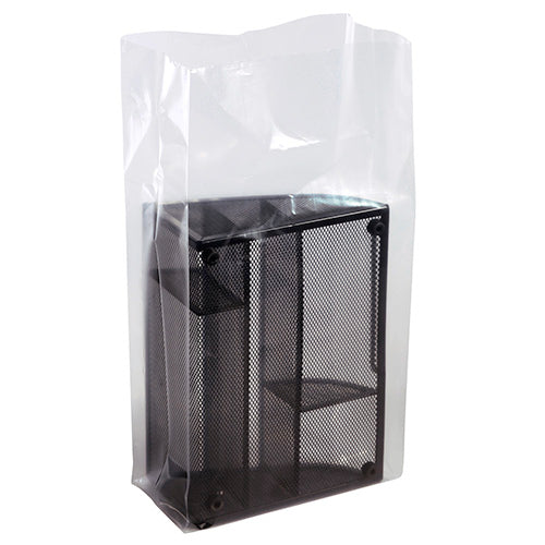 10 x 6 x 24'' 2 Mil Gusseted Poly Bags -Clear -Qty/Case=500