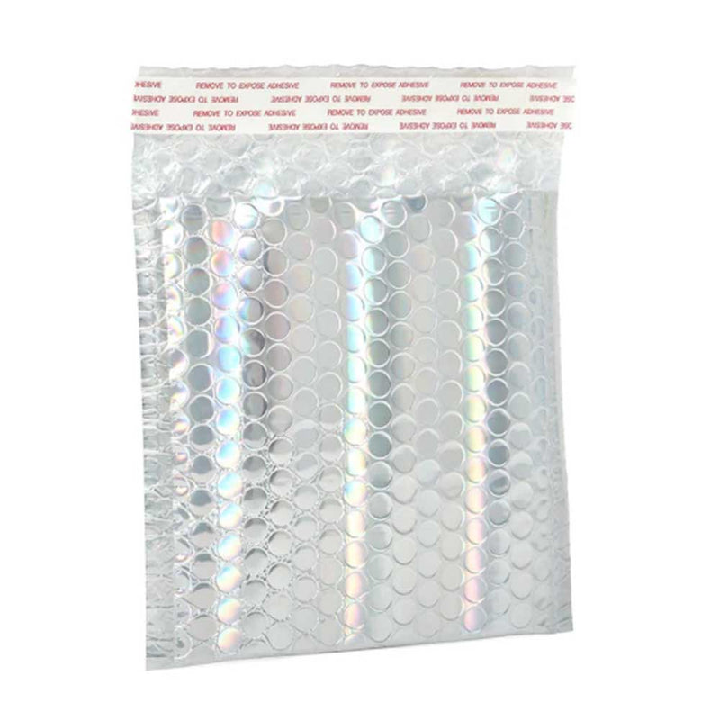 7 3/4 '' x 6 '' Metallic Padded Envelopes - 10/package