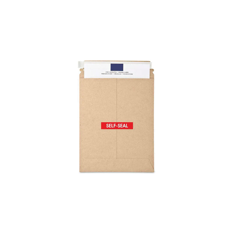 9 3/4 '' x 12 1/4 '' Kraft Rigid Mailers