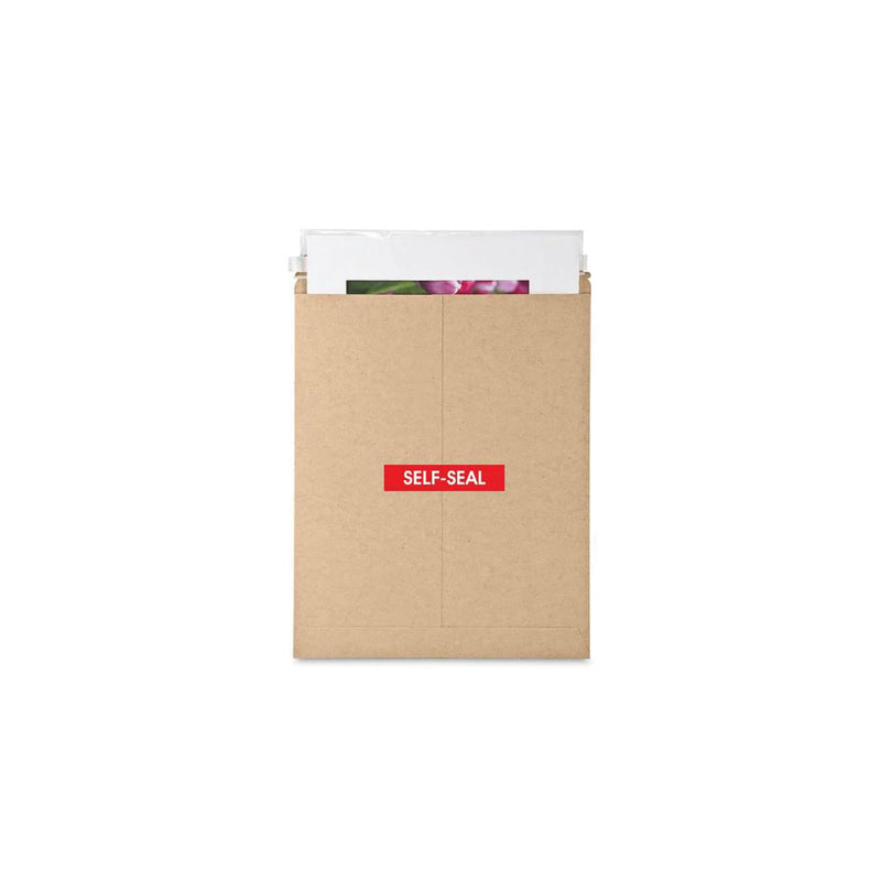 12 3/4 '' x 15 '' Kraft Rigid Mailers