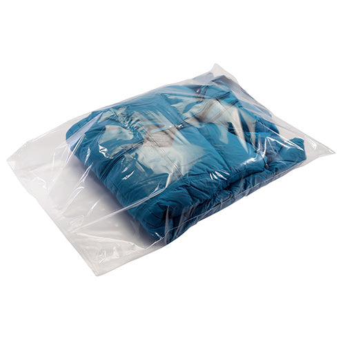 10 x 14'' 1.25 Mil Flat Poly Bags -Clear -Qty/Case=1000
