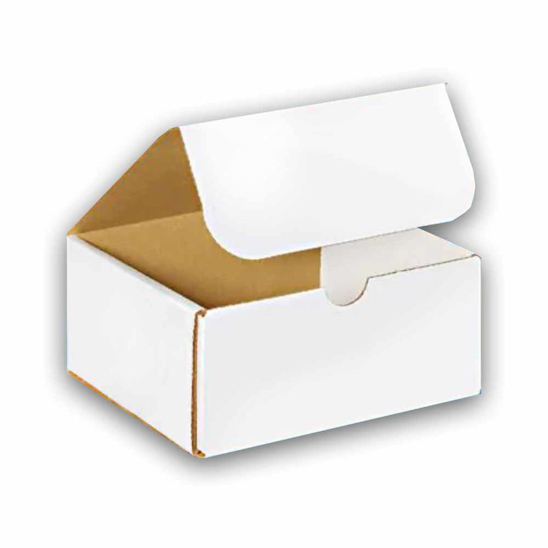 6 x 6 x 3'' White Roll Side Mailers