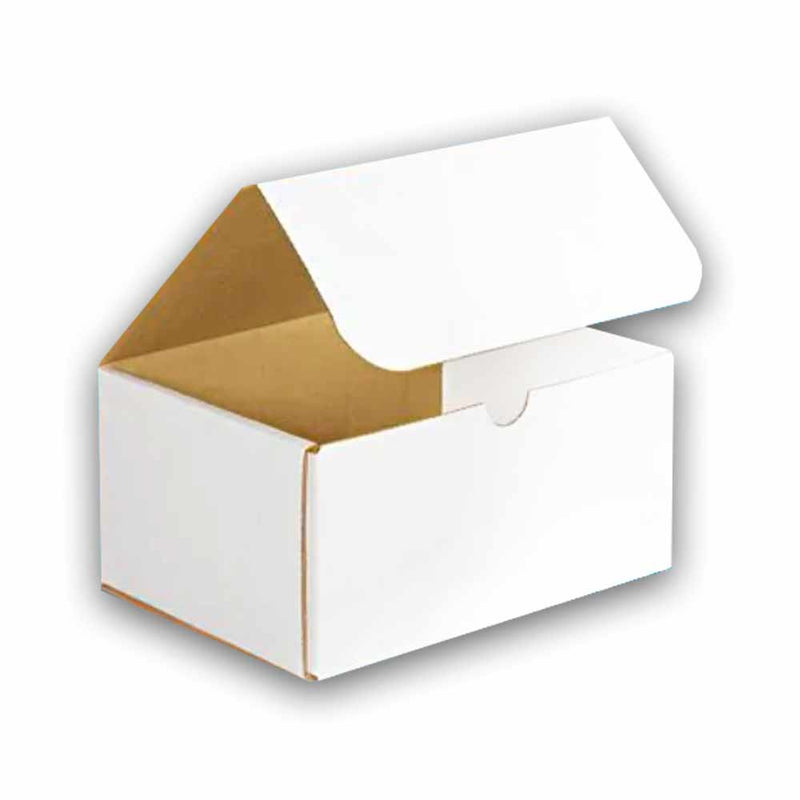 8 x 6 x 4'' White Indestructo Mailers