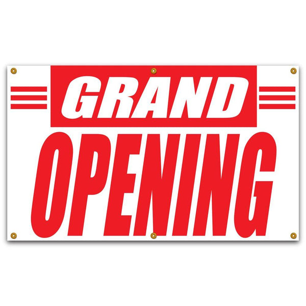 Grand Opening 3 x 5" Sign