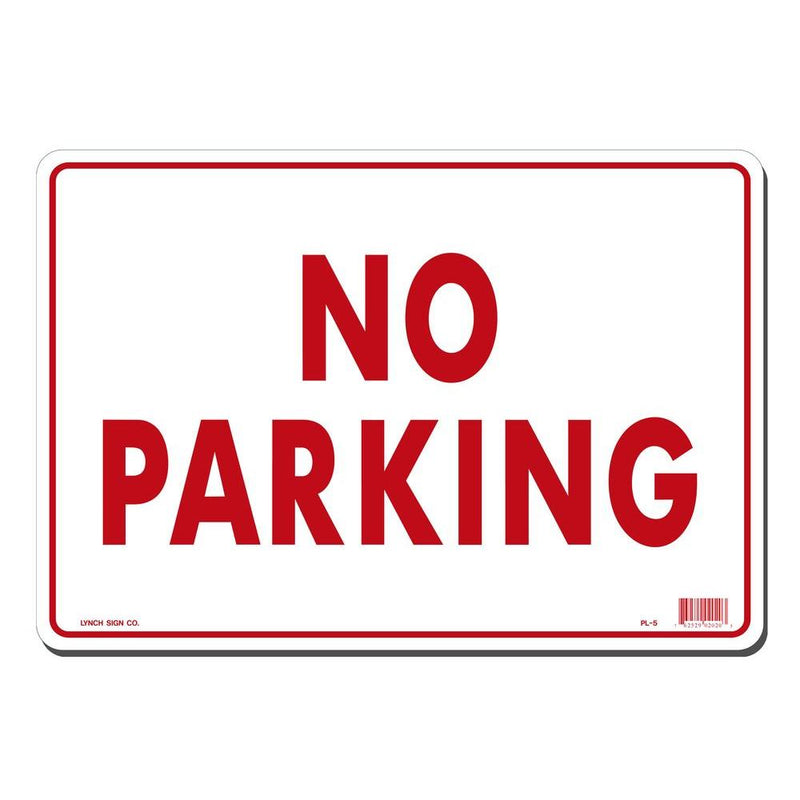No Parking with Symbol 10 x 14" Sign