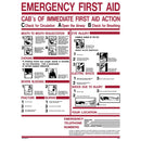 Emergencry First Aid 18 x 24" Sign