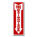 Fire Extinguisher 4 x 20" Sign