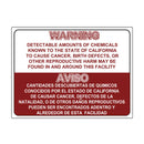 Det Amts of Chemical Can Cause Cancer 24 x 18" Sign