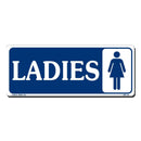 Women's Restroom 3 x 9" Sign
