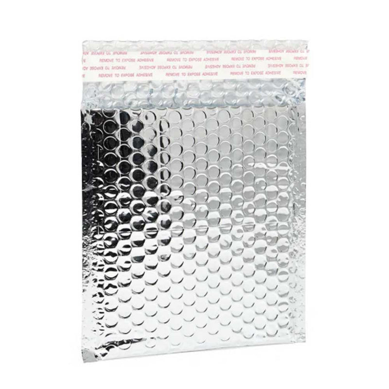 7 3/4 '' x 6 '' Metallic Padded Envelopes - 10/package