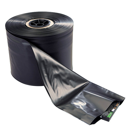 8" x 750' 4 Mil Static Shielding Tubing -Black -Qty/Case=1