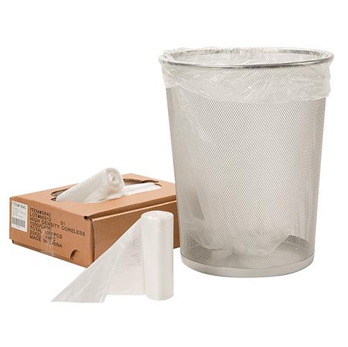 33 Gallon 16Microns Trash Liner -Clear -Qty/Case=250