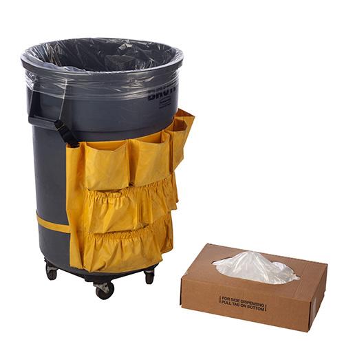 33 Gallon 13Microns Trash Liner -Clear -Qty/Case=500