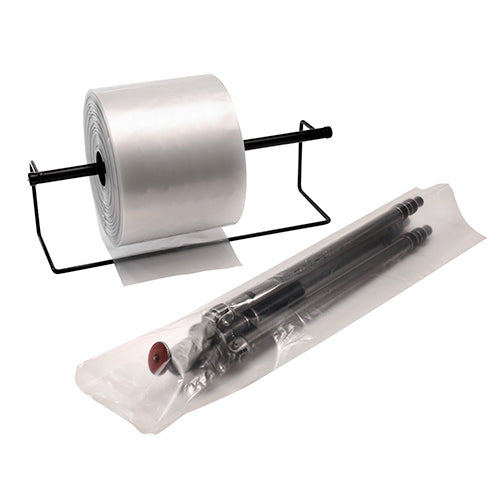 4 Mil Poly Tubing Roll - 4'' x 1500' -Clear -Count/Roll=1